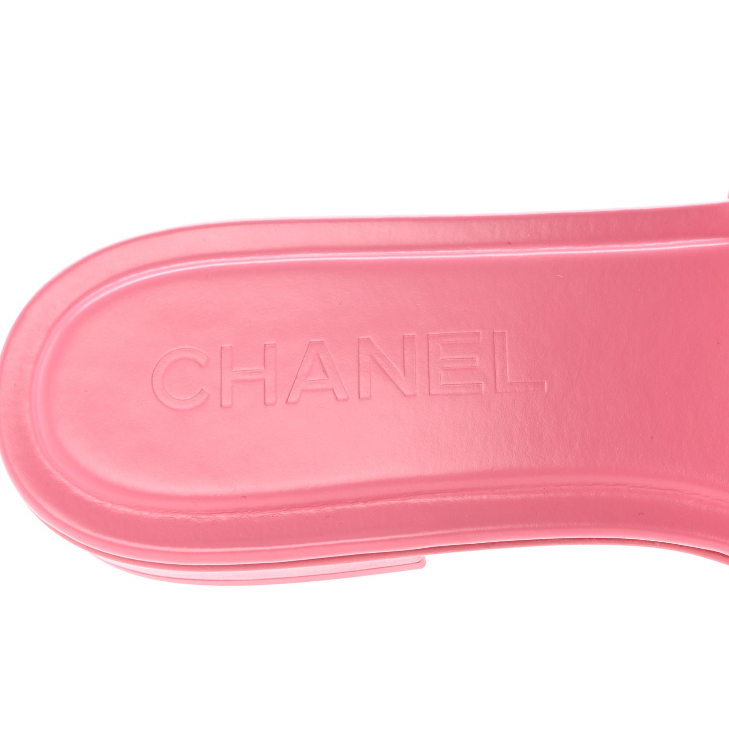 Calfskin Patent Calfskin Logo Mules 37 Pink Black