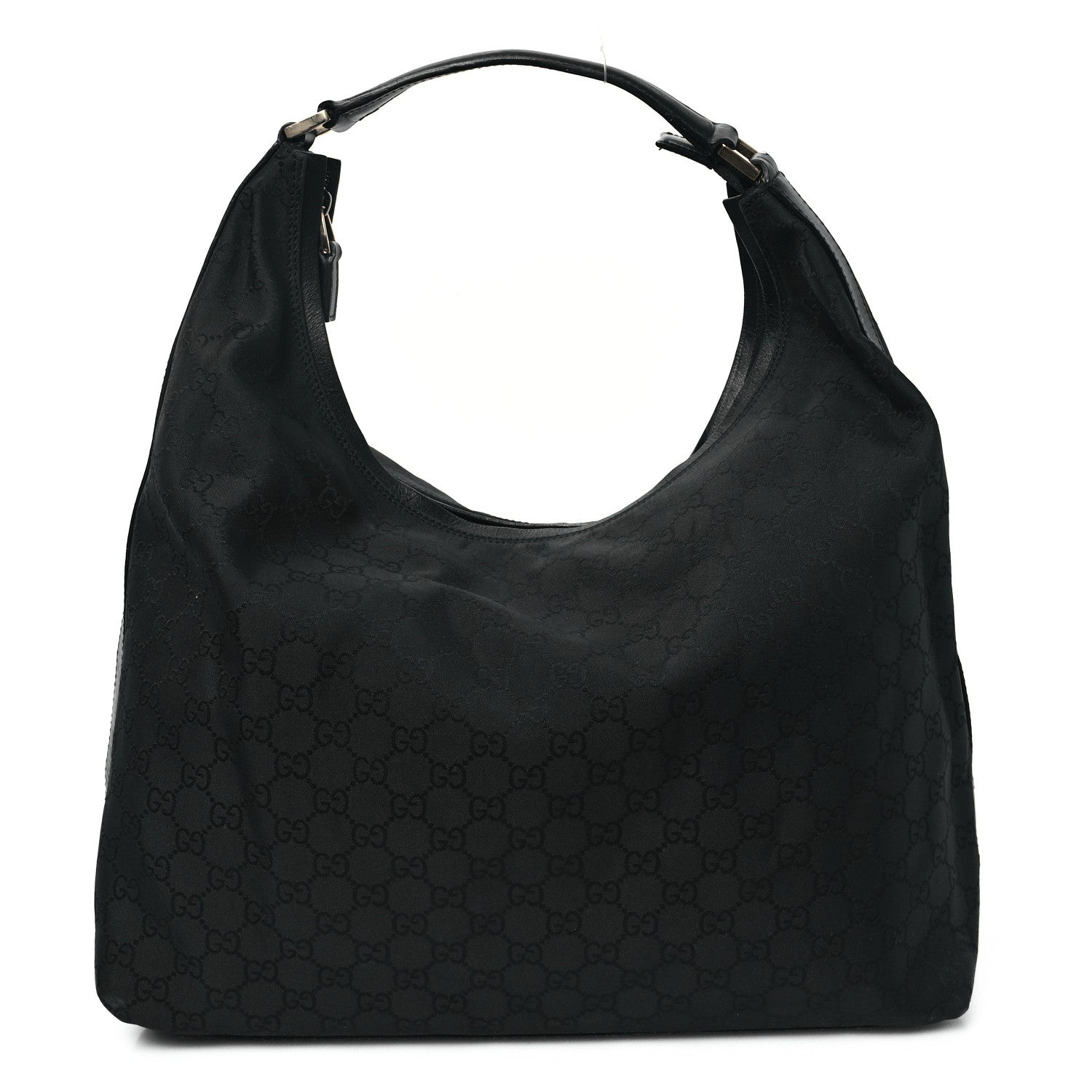 Gucci Nylon Monogram Large Hobo Black 1 of 17