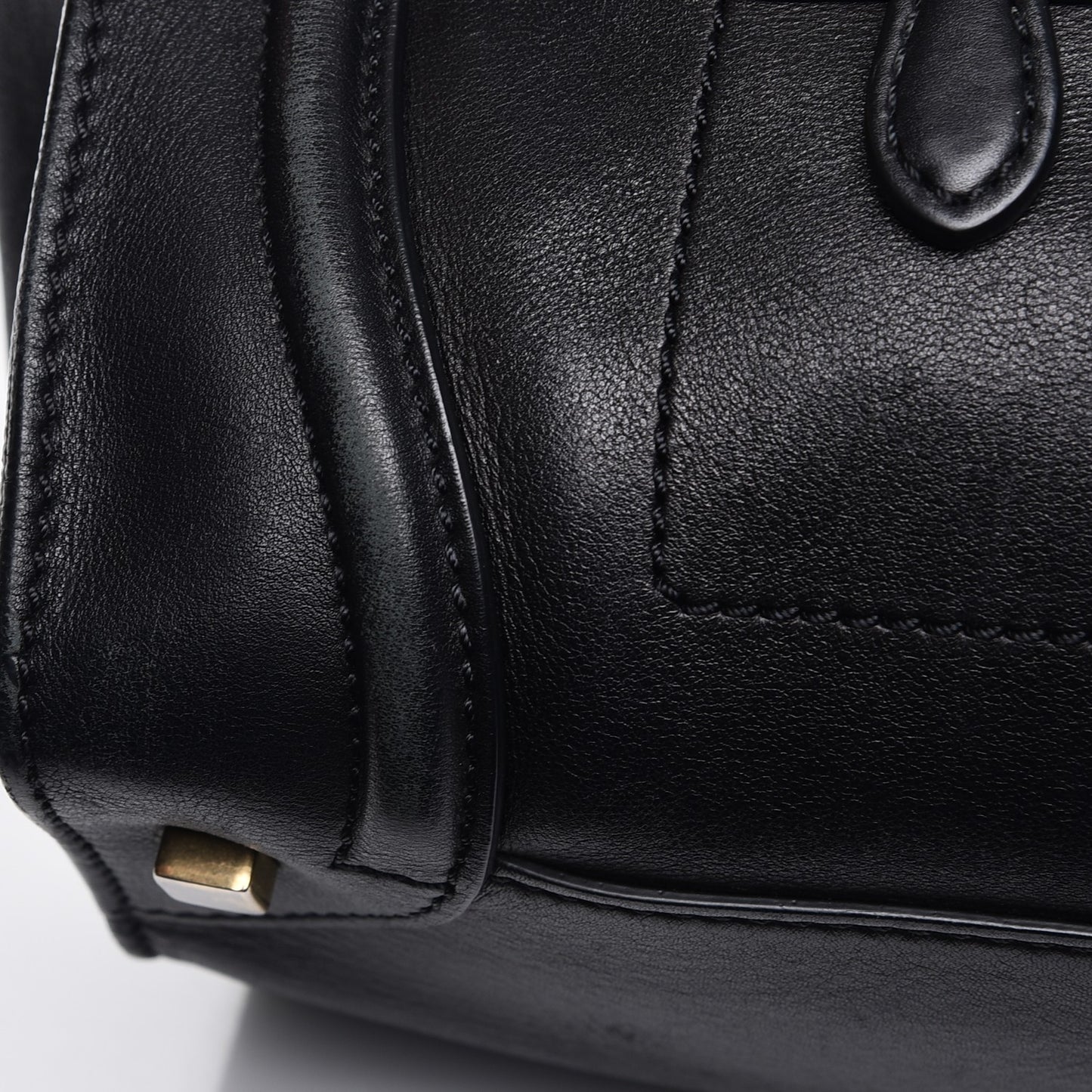 Smooth Calfskin Mini Luggage Black