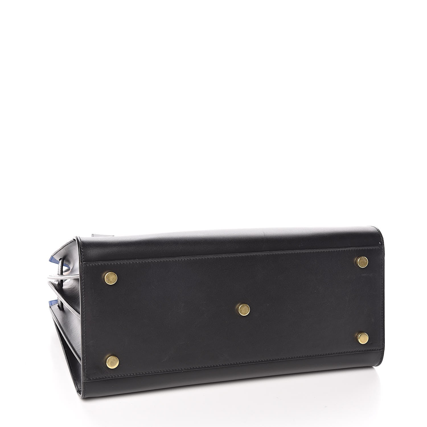Saint Laurent Calfskin Small Sac De Jour Black Royal Blue 4 of 9