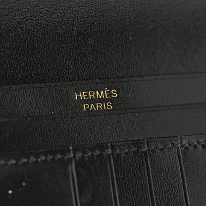 Hermes Box Bearn Compact Wallet Black 6 of 8