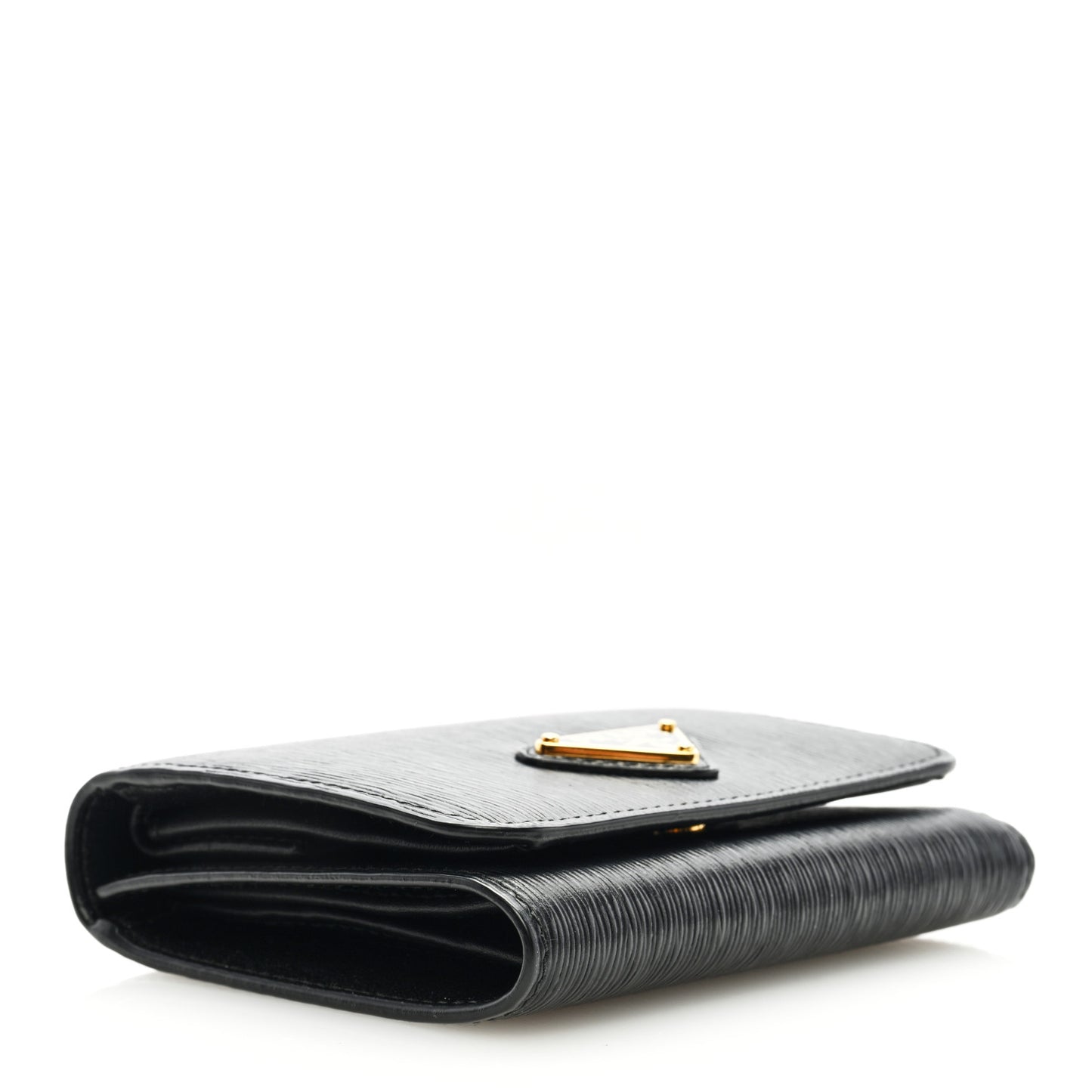Vitello Move Tri-Fold Compact Wallet Black