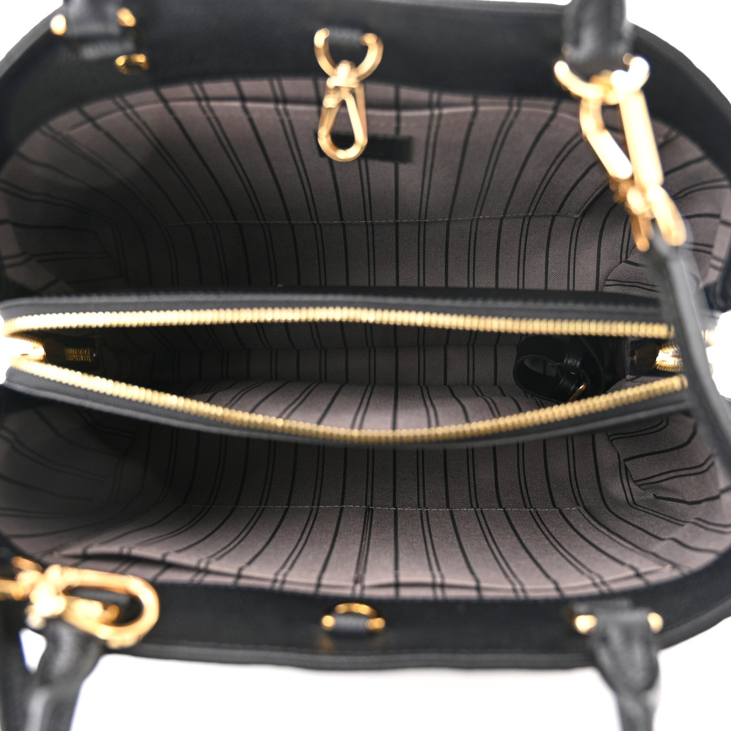 Louis Vuitton Empreinte Montaigne MM Black 5 of 10