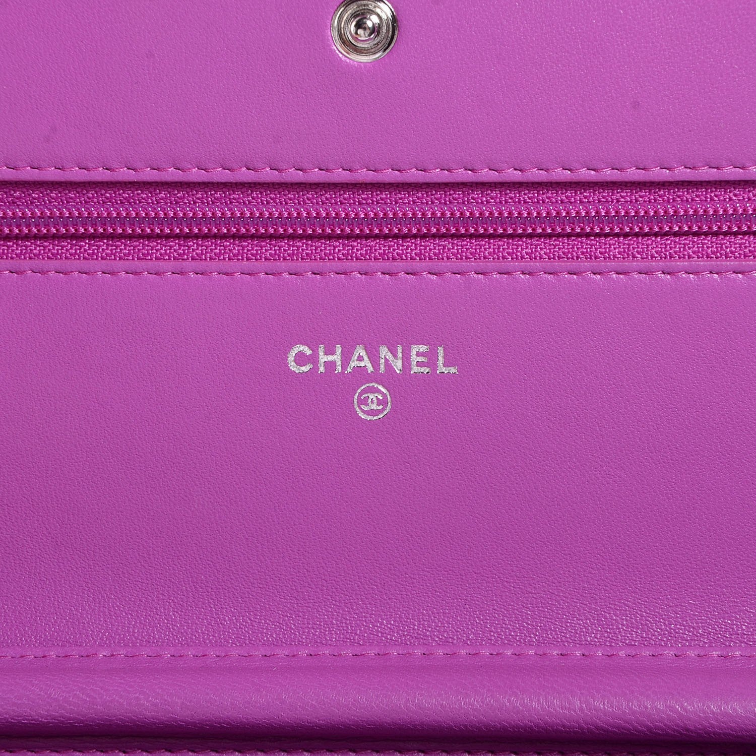 Chanel Lambskin Boy Wallet On Chain WOC Pink 7 of 9