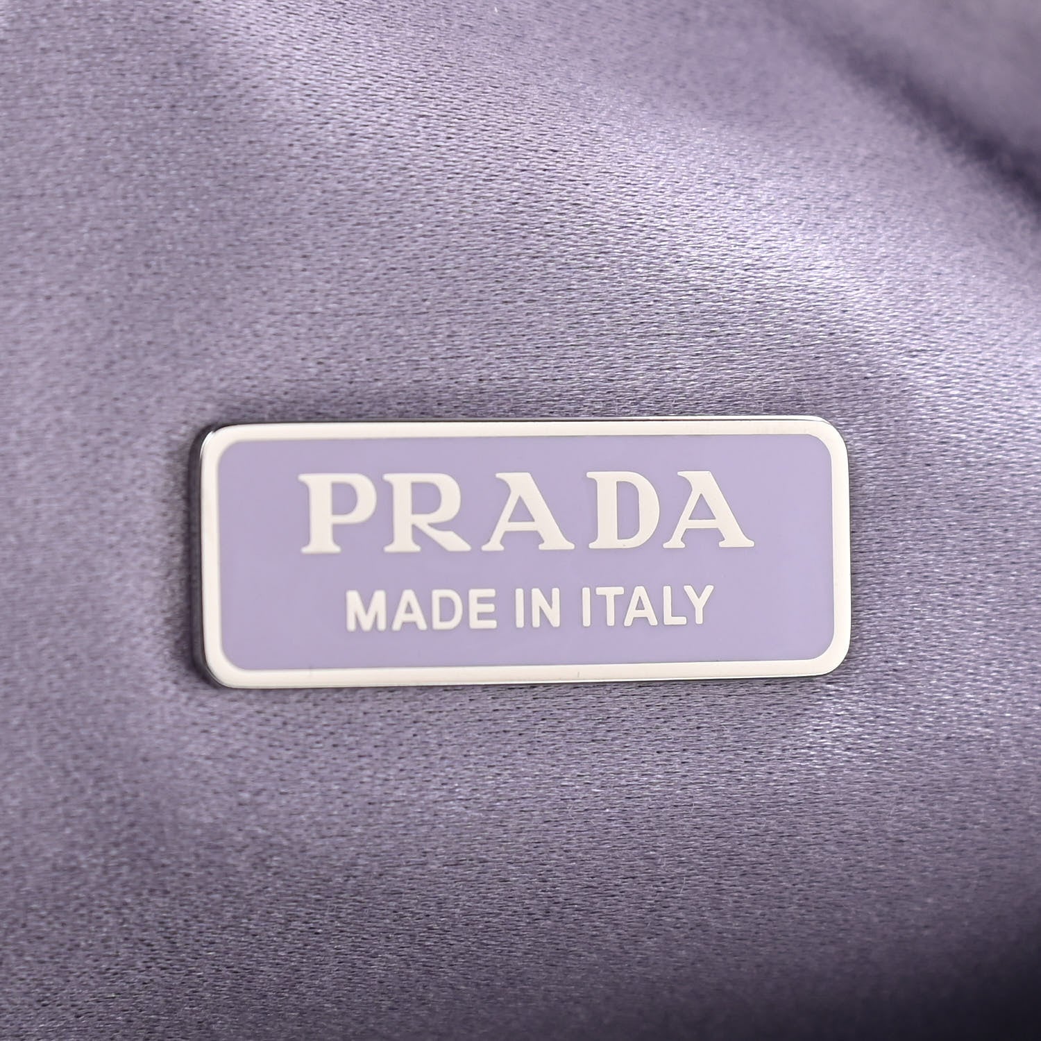Prada Satin Crystal Mini Re-Edition 2000 Bag Glicine 6 of 12