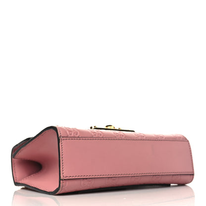 Gucci Guccissima Small Padlock Shoulder Bag Rose Baby Candy 4 of 11