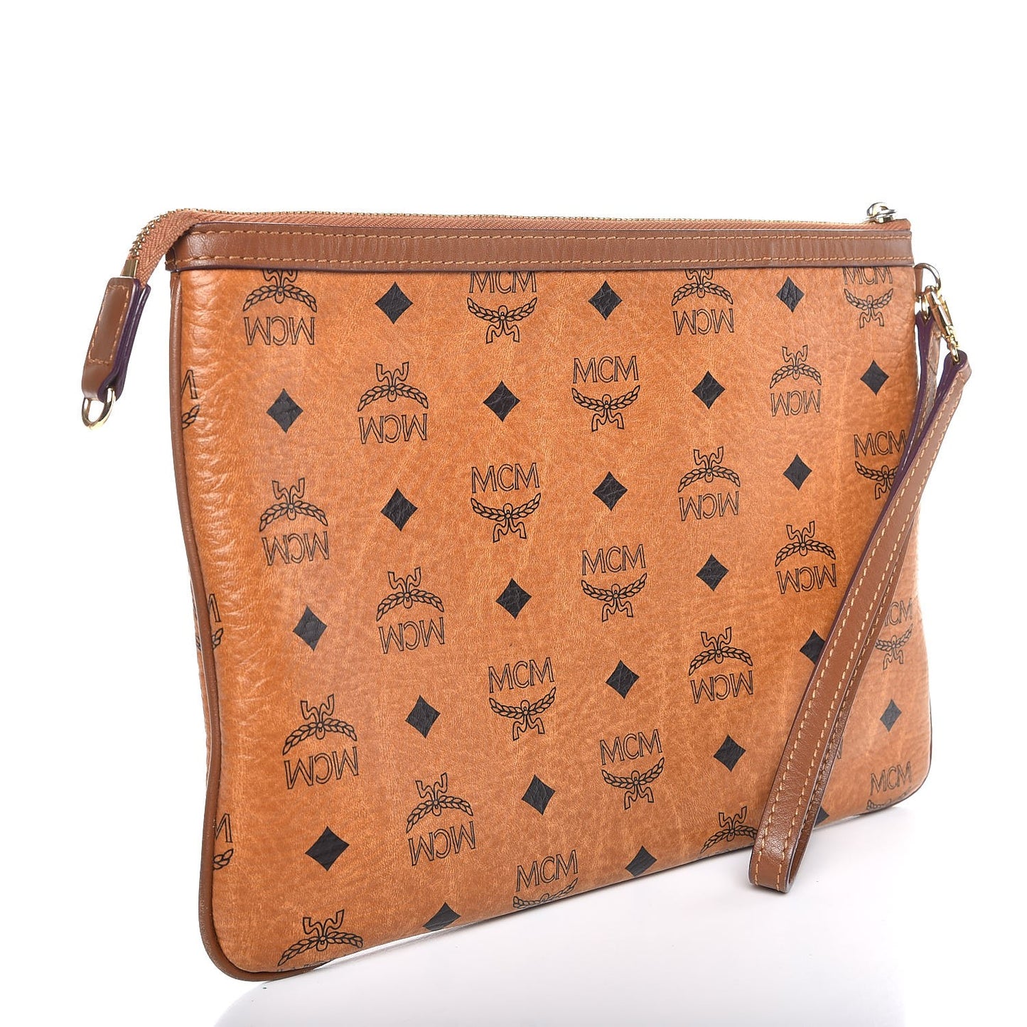Visetos Medium Liz Reversible Shopper Tote Cognac