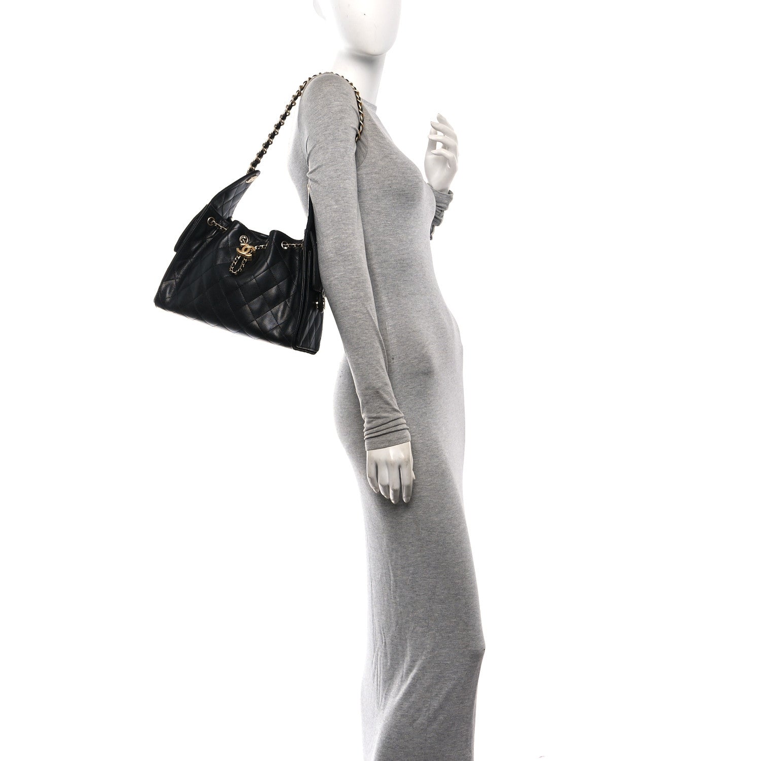 Chanel Caviar Quilted Small Chanel 25 Handbag Black 2 of 10
