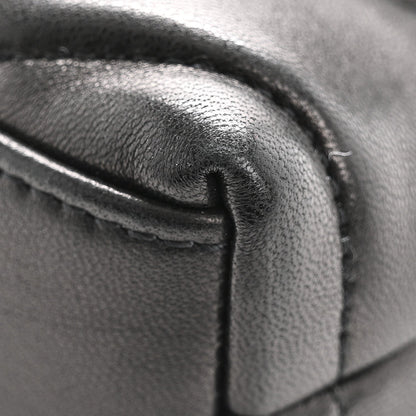 Saint Laurent Lambskin Monogram Loulou Puffer Pouch Clutch Black 9 of 11