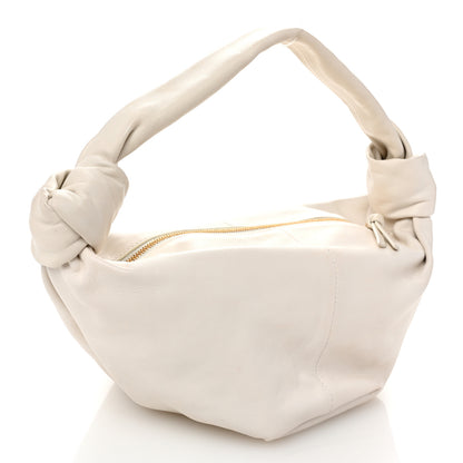 Bottega Veneta Calfskin Mini Double Knot Bag White 3 of 11