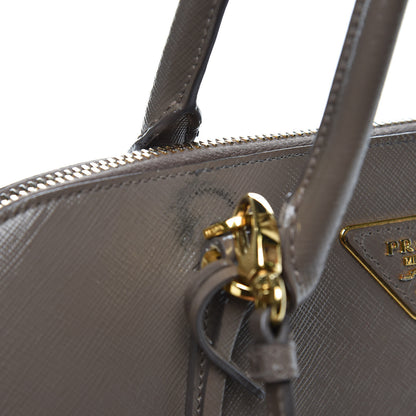 Prada Saffiano Vernice Medium Promenade Tote Argilla 14 of 16