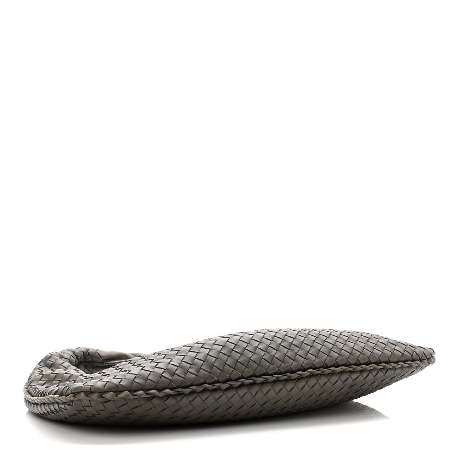 Nappa Intrecciato Large Veneta Hobo Grey