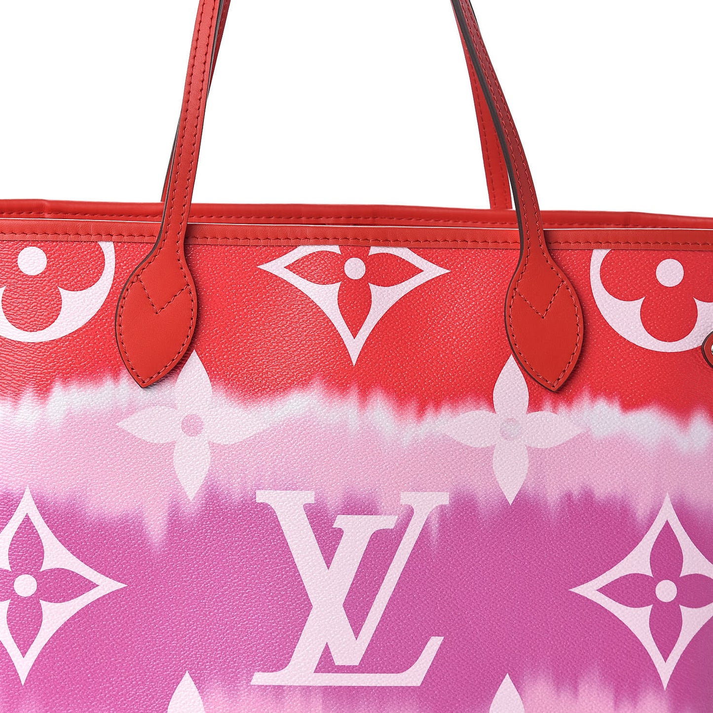 Monogram Escale Neverfull MM Rouge