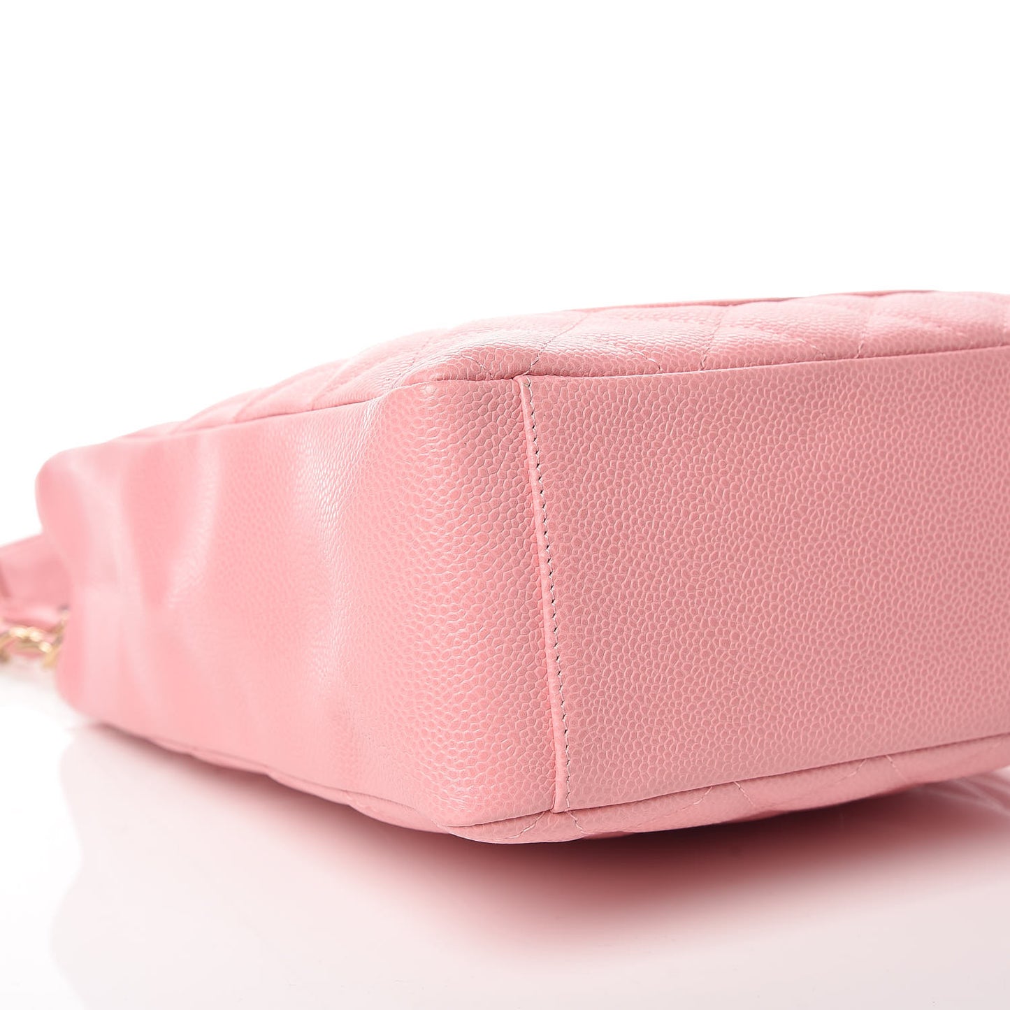 Caviar Quilted Petit Shopping Tote PST Pink