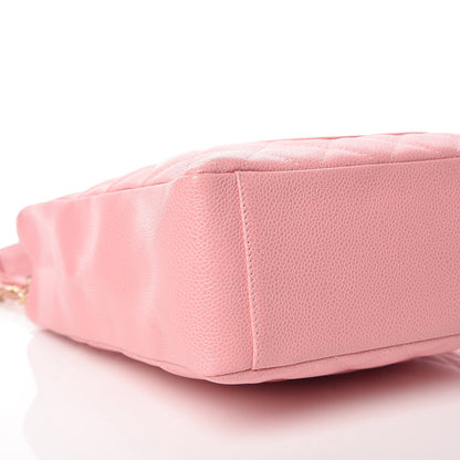 Chanel Caviar Quilted Petit Shopping Tote PST Pink 5 of 9
