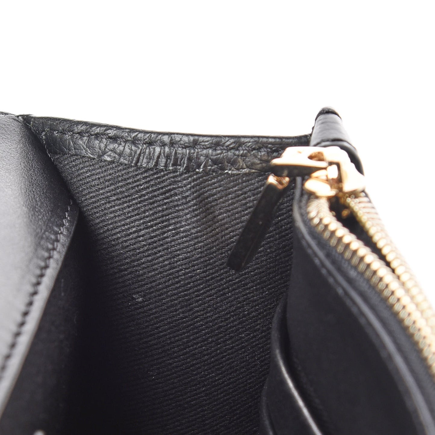 Grained Calfskin Palazzo Chain Evening Bag Black
