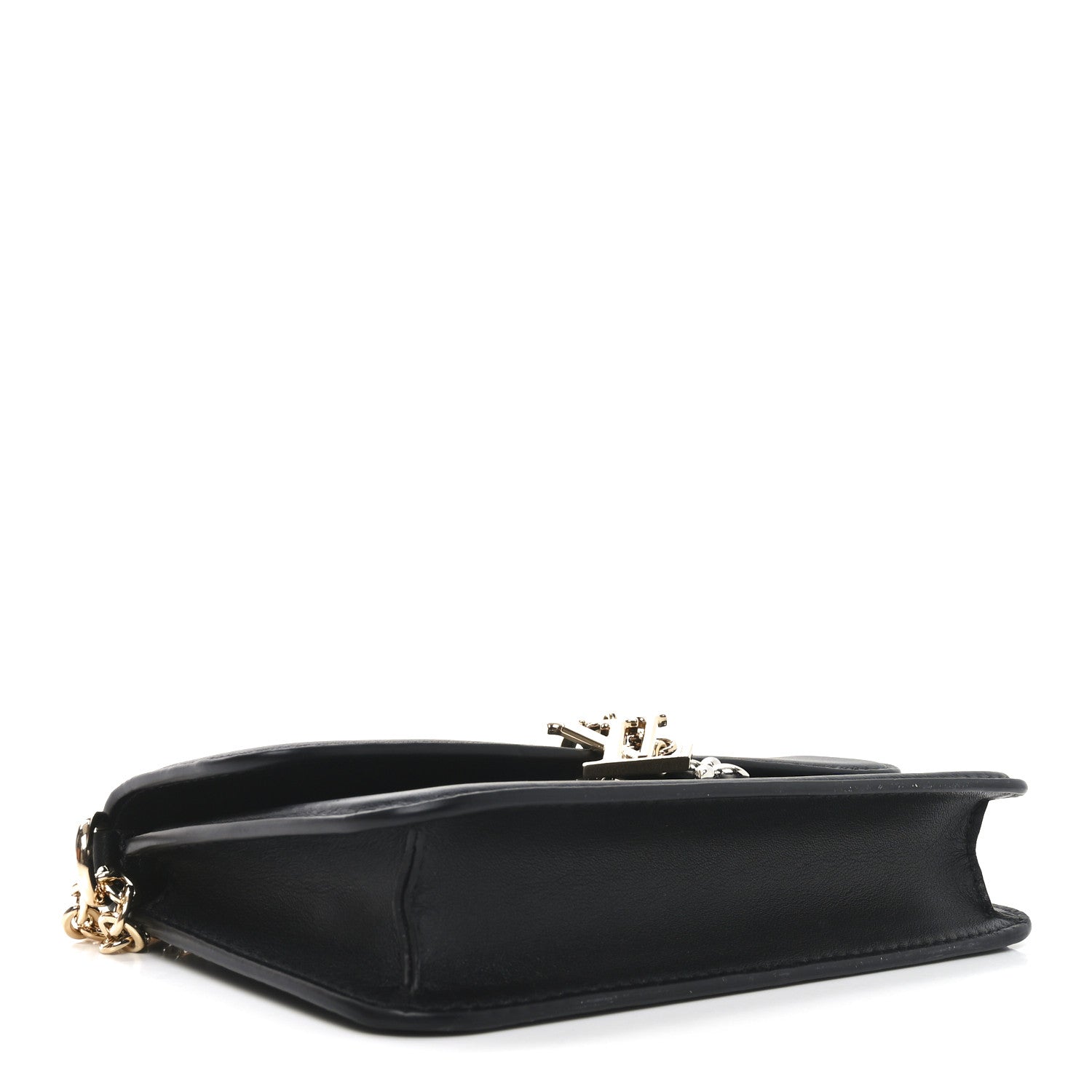 Louis Vuitton Calfskin LV Bloom Wallet On Chain Black 4 of 10