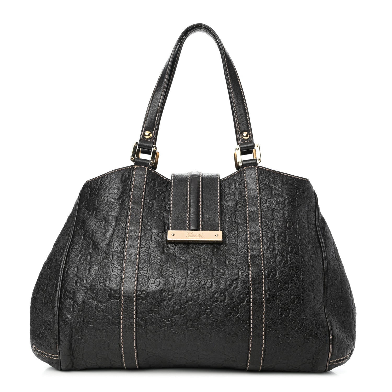 Gucci Guccissima Large New Ladies Hobo Dark Brown 1 of 8