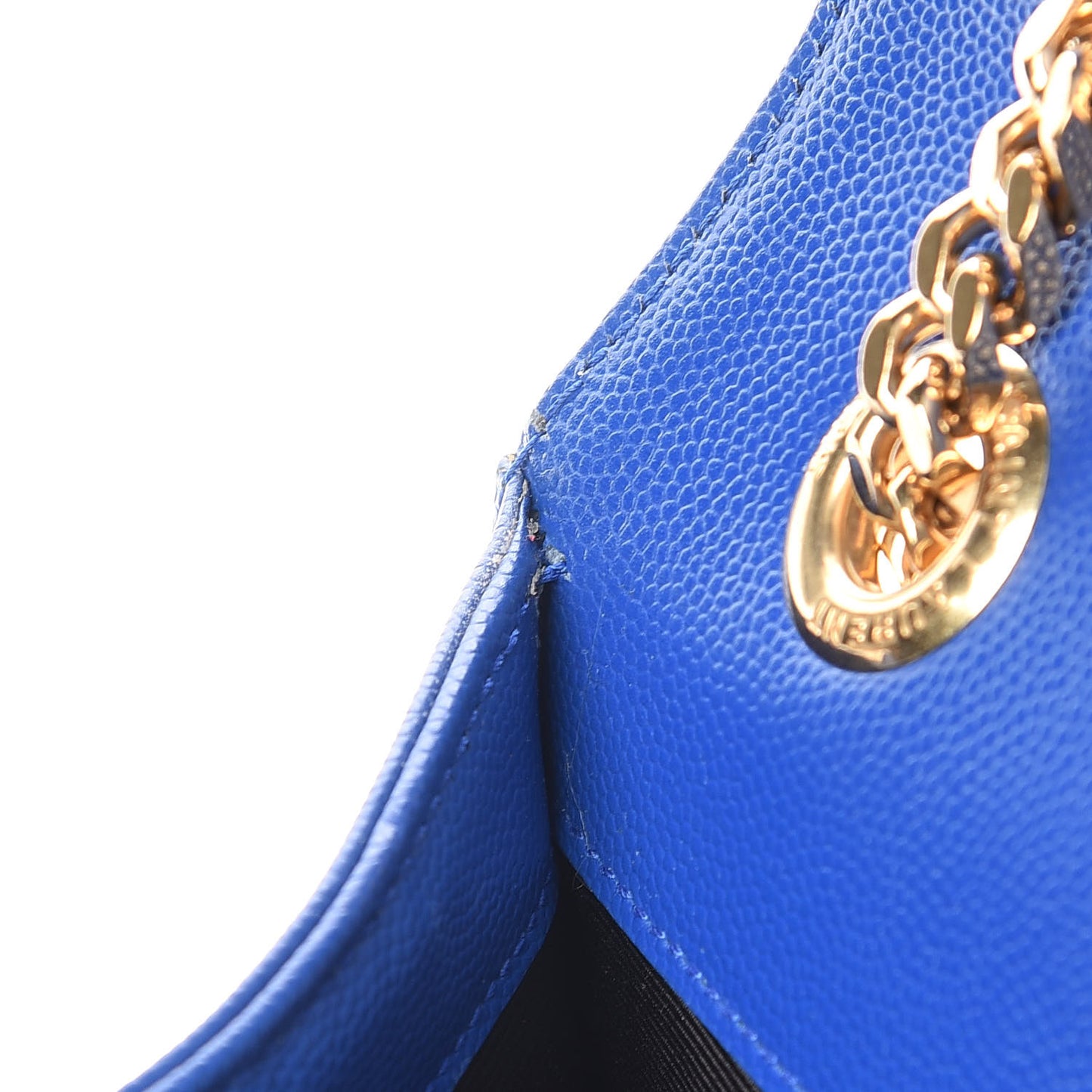 Grain De Poudre Matelasse Chevron Large Monogram Satchel