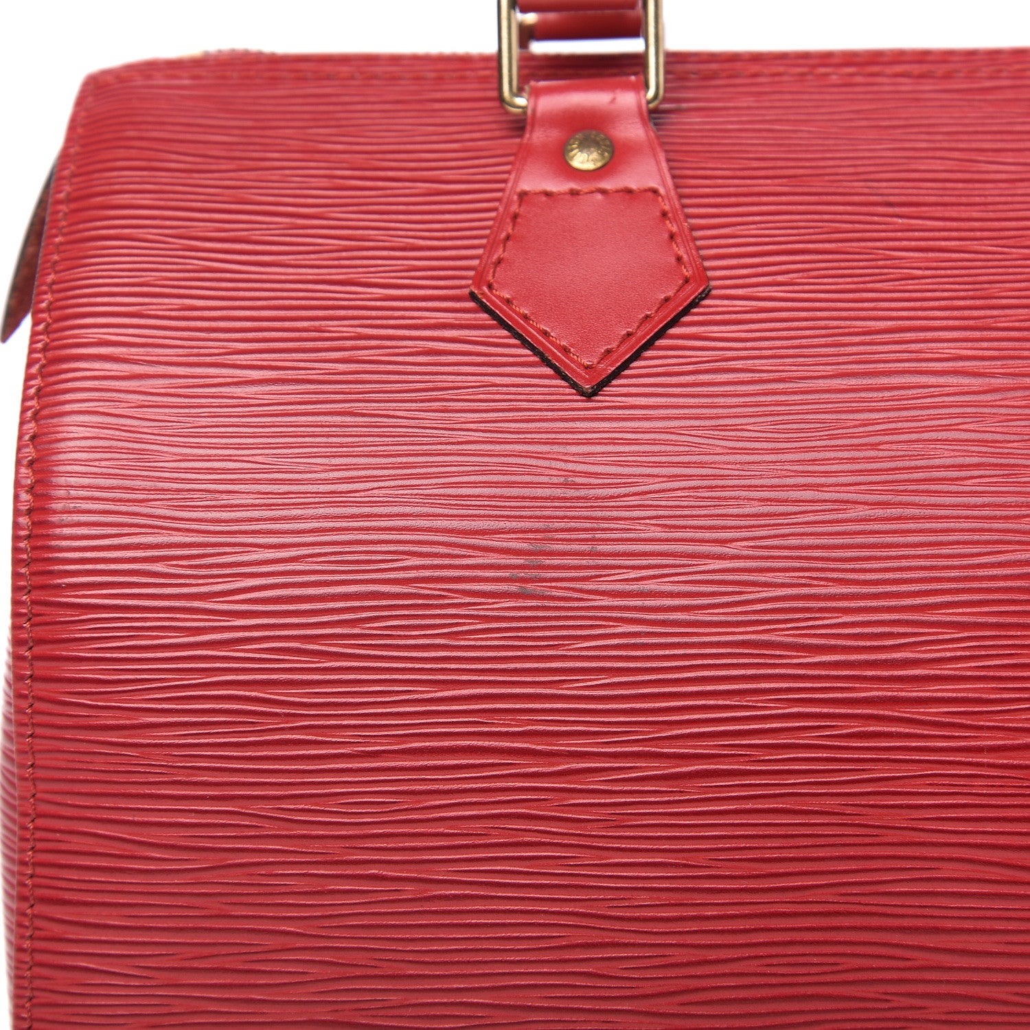 Louis Vuitton Epi Speedy 25 Castillan Red 8 of 11