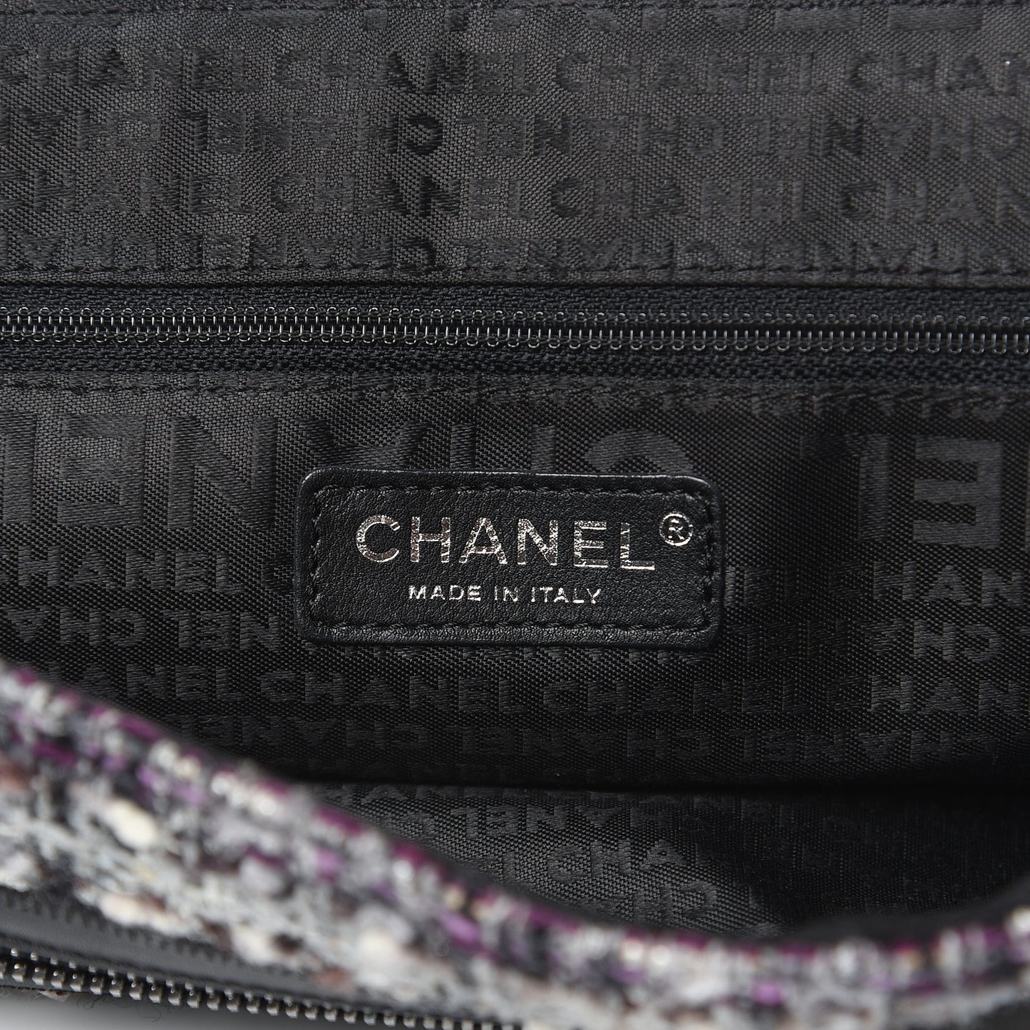 Tweed Camellia Messenger Multicolor