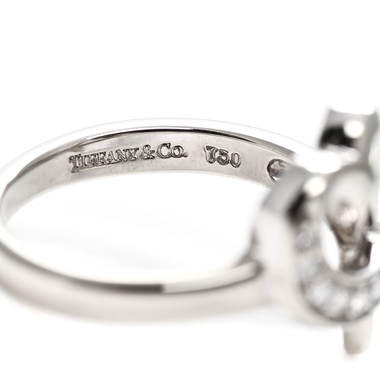 18K White Gold Diamond Paloma Picasso Loving Heart Ring 49 5