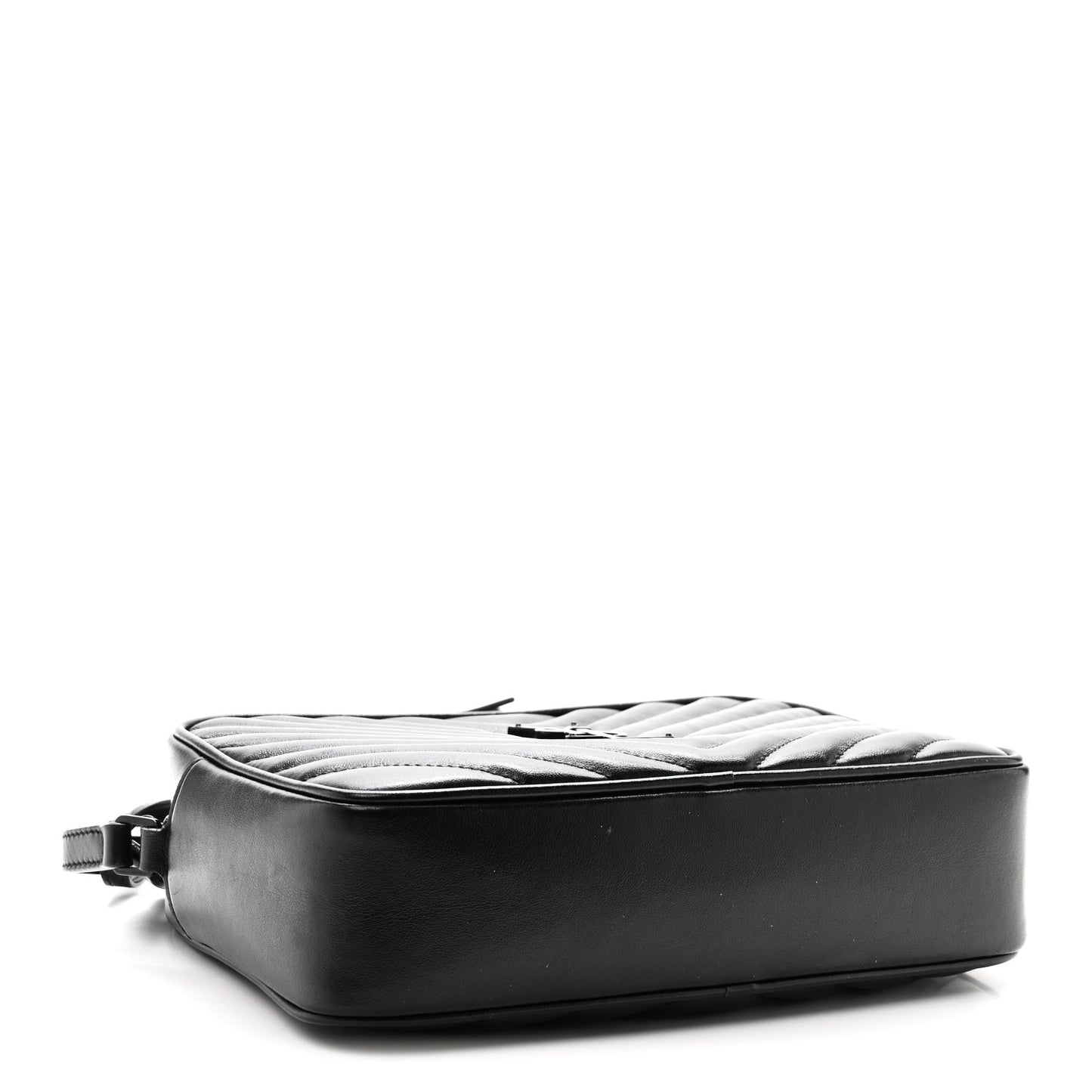 Calfskin Matelasse Monogram Monochrome Lou Camera Bag Black
