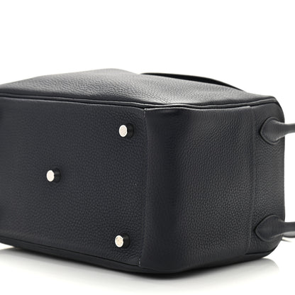 Hermes Taurillon Clemence Lindy 26 Bleu Nuit 10 of 13
