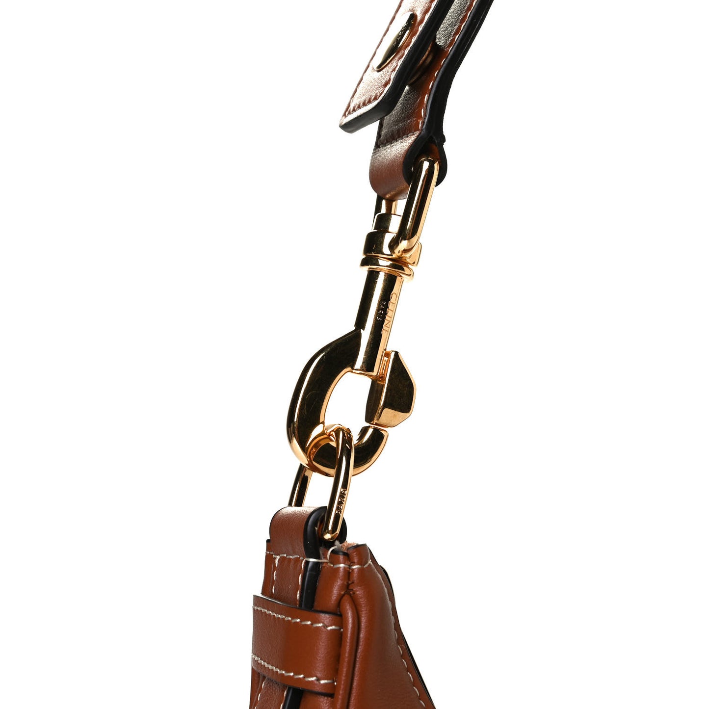 Smooth Calfskin Ava Shoulder Bag Tan