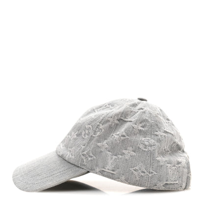 Louis Vuitton Monogram Denim Cap S Grey 4 of 8