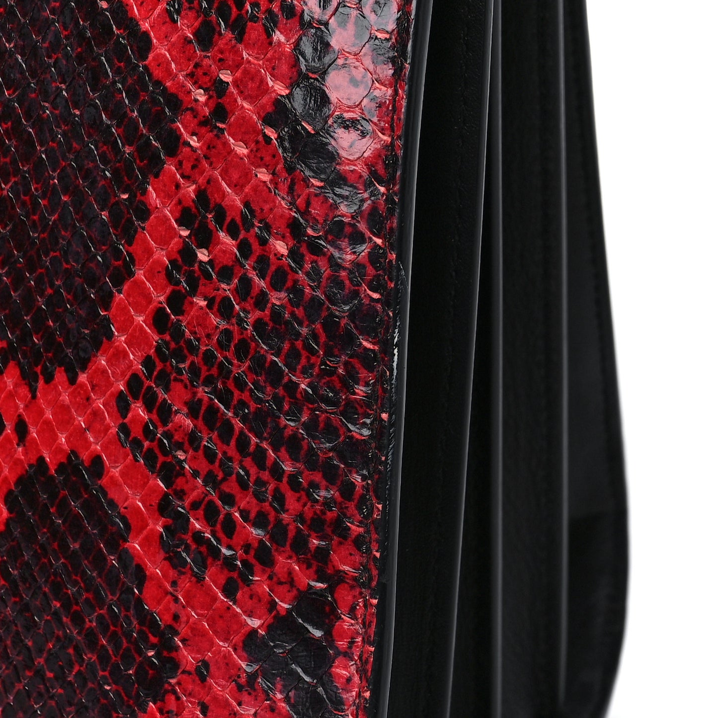 Python Small Sac de Jour Tote Ruby