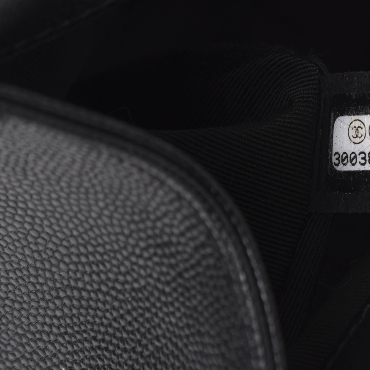 Chanel Caviar Quilted Medium Boy Flap Black 9 of 11