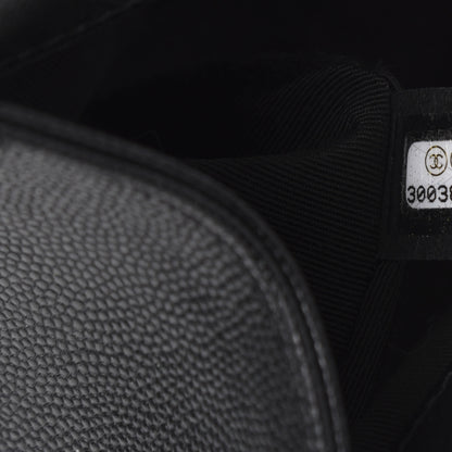 Chanel Caviar Quilted Medium Boy Flap Black 9 of 11