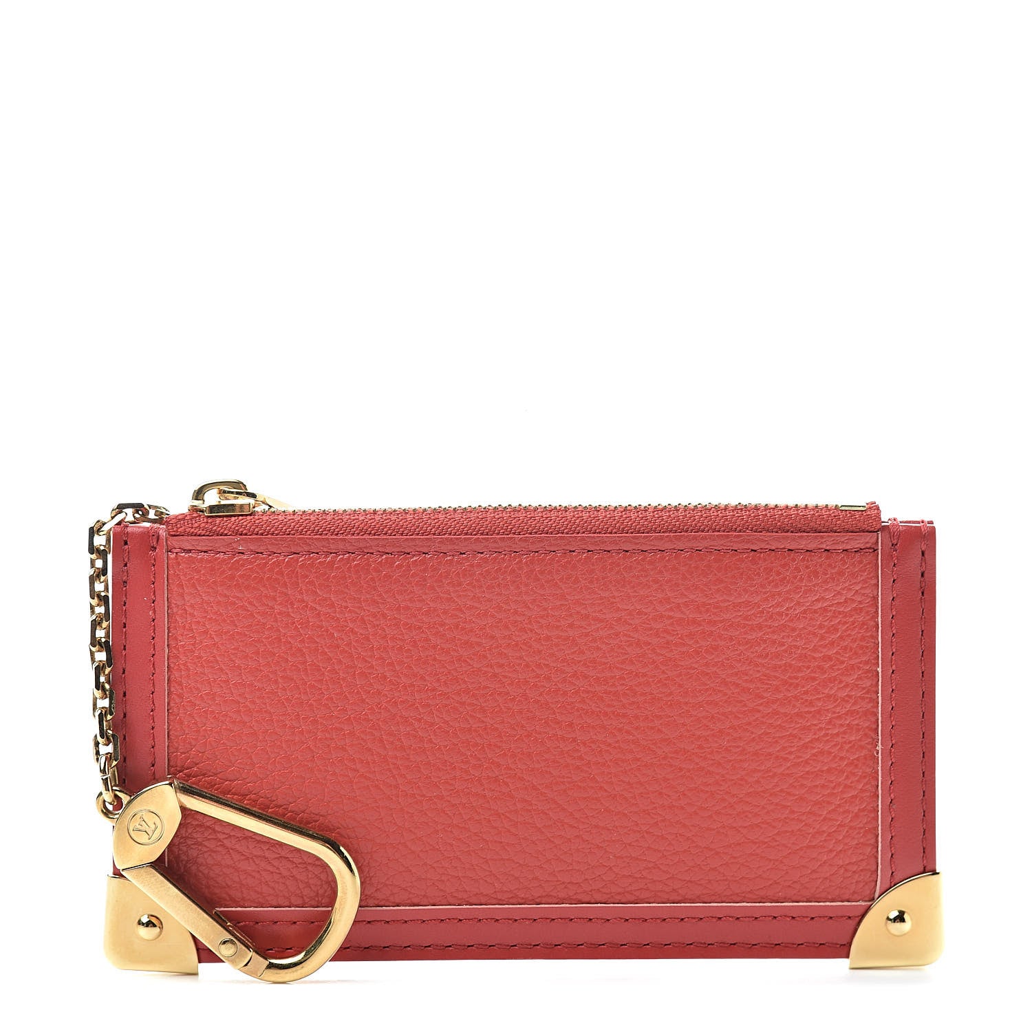 Louis Vuitton Suhali Key Pouch Geranium 1 of 6