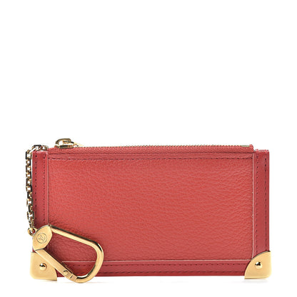 Louis Vuitton Suhali Key Pouch Geranium 1 of 6