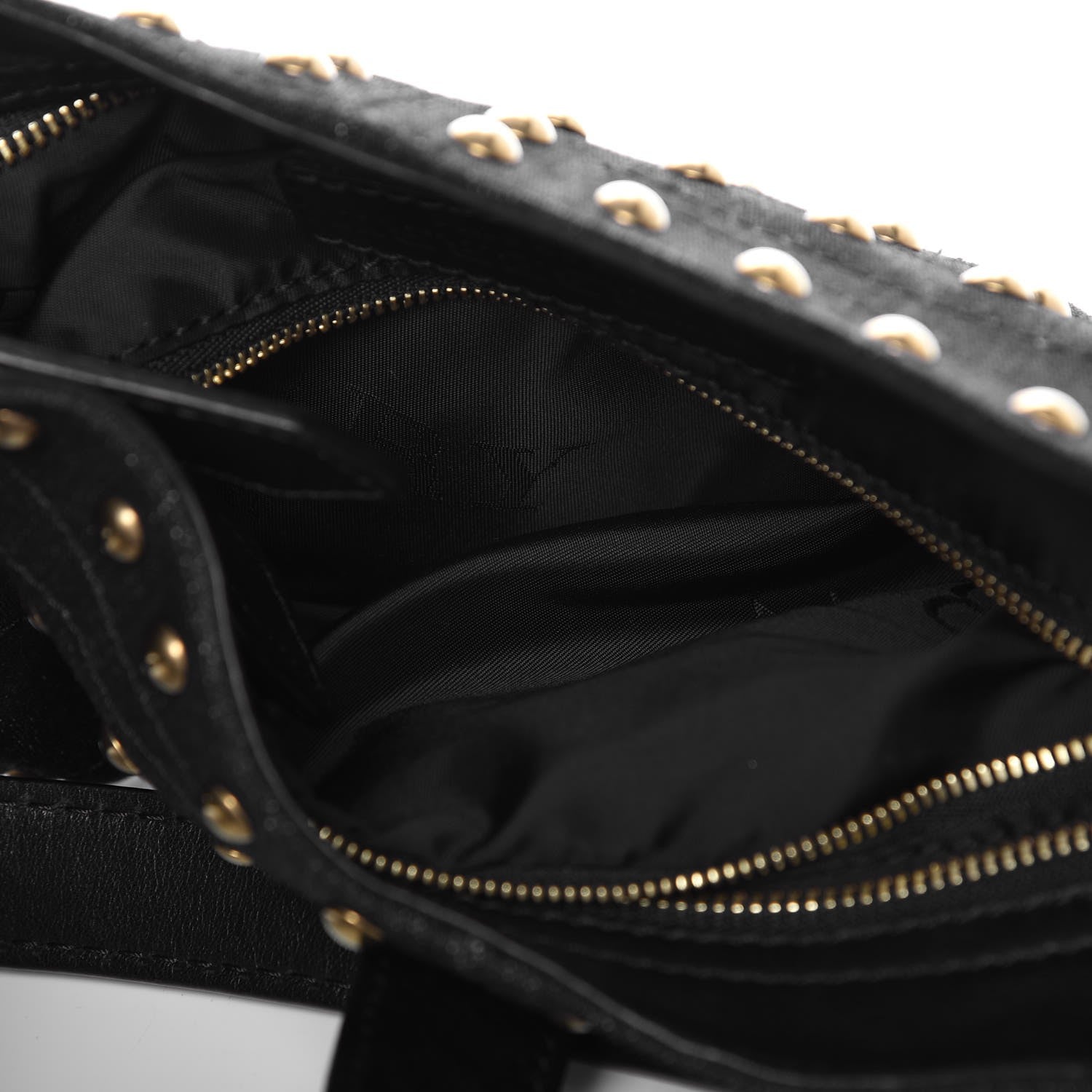 Burberry Denim Studded Shoulder Bag Navy Blue 10 of 10