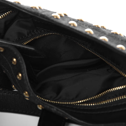 Burberry Denim Studded Shoulder Bag Navy Blue 10 of 10