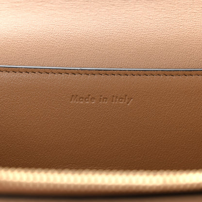 Celine Shiny Smooth Calfskin Medium Frame Shoulder Bag Tan Optic White 7 of 10