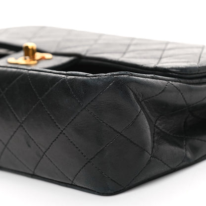 Chanel Lambskin Quilted Small Double Flap Black 10 of 13