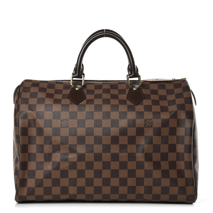 Louis Vuitton Damier Ebene Speedy 35 1 of 11