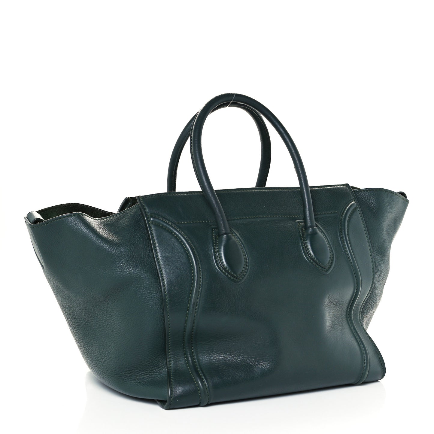 Supple Calfskin Medium Phantom Luggage Forest