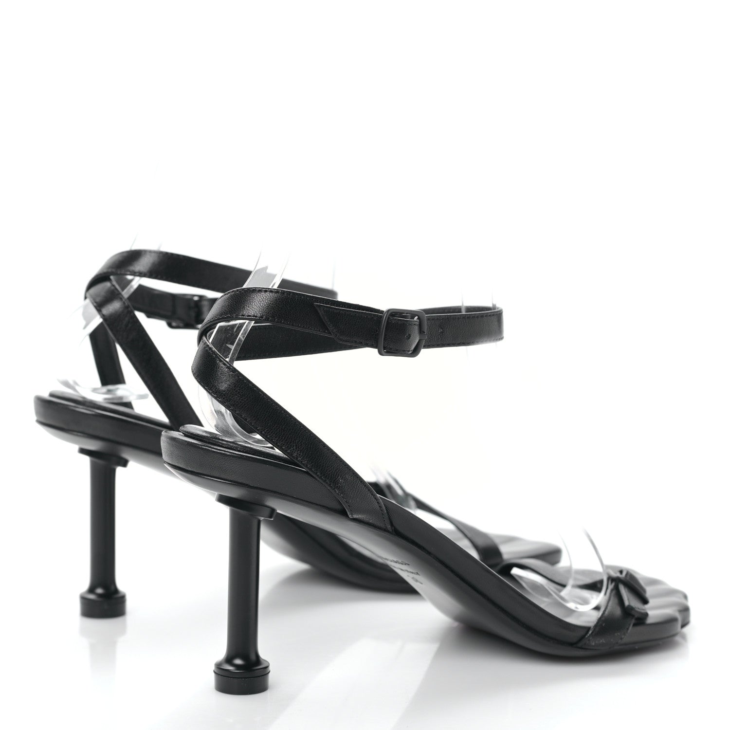 Balenciaga Soft Calfskin Fetish 80mm Sandals 36 Black 4 of 7