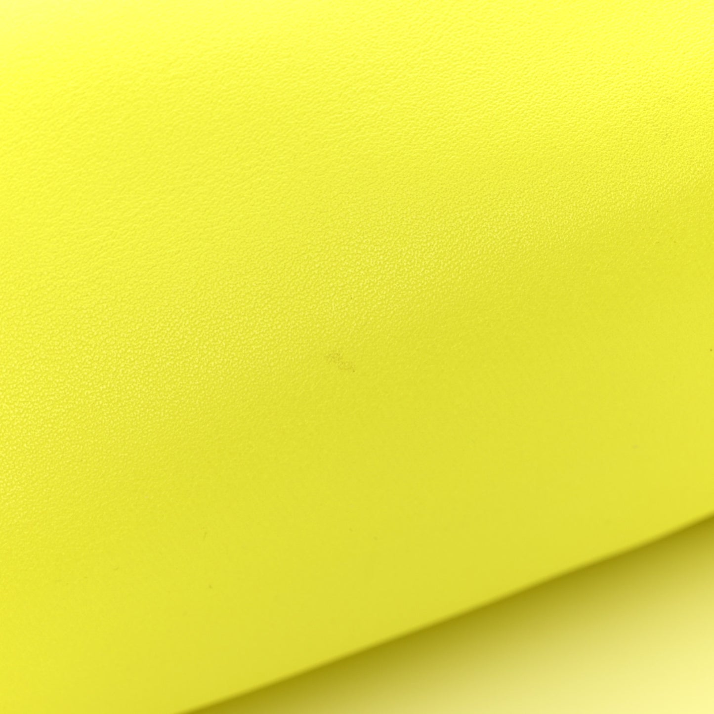 Vegan Leather Medium Shopping Bag Highlighter Yellow