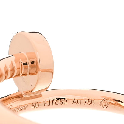 Cartier 18K Pink Gold Juste Un Clou Ring 50 5.25 5 of 5