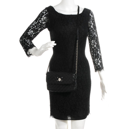 Marc Jacobs Quilted Lambskin Skinny Single Flap Black 2 of 9