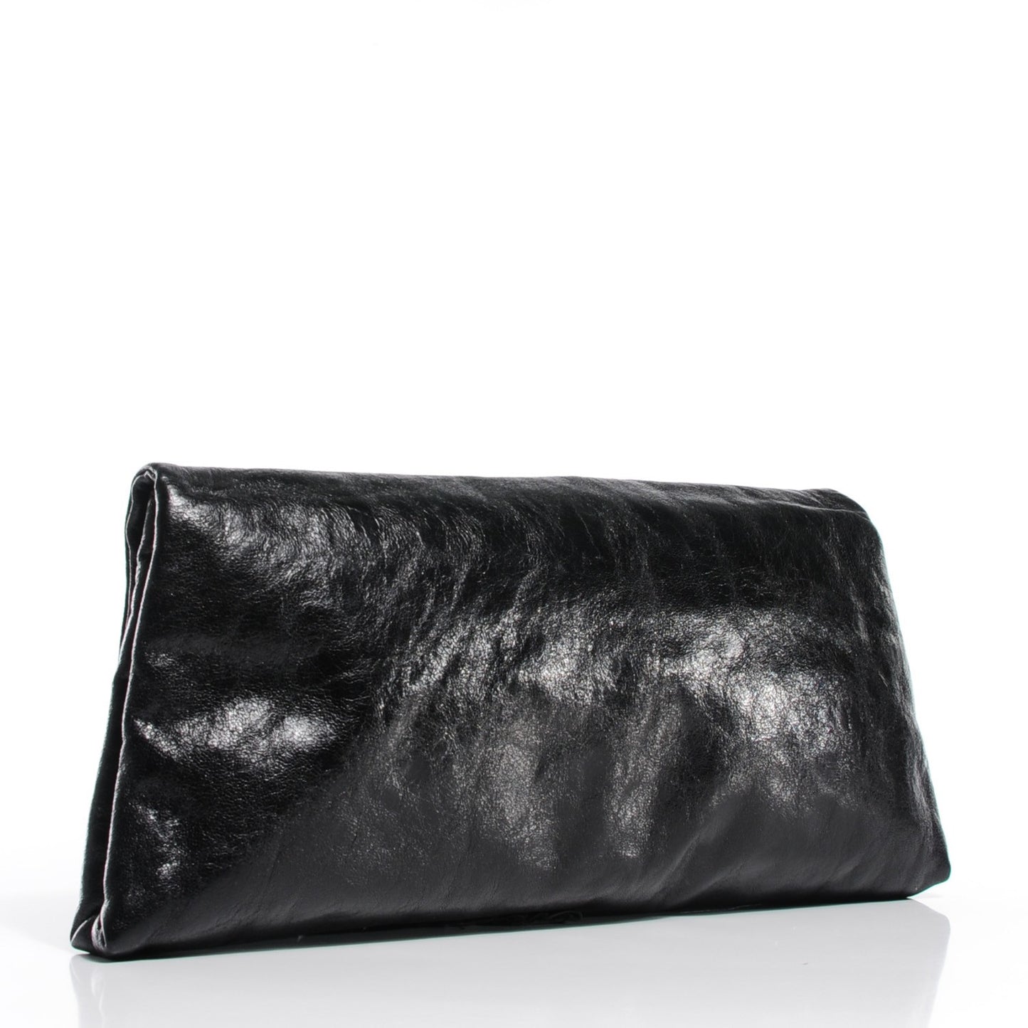 Calfskin Faithful Glove Clutch Black