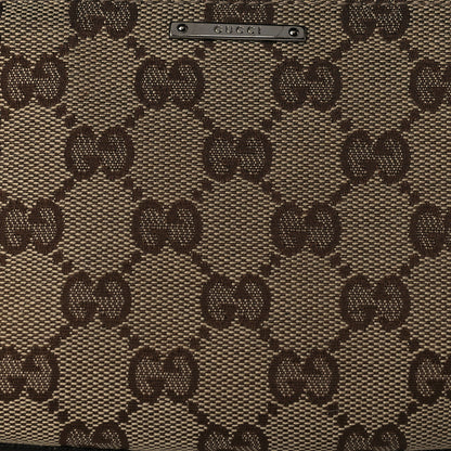 Gucci Monogram Web Boat Pochette Brown 8 of 10