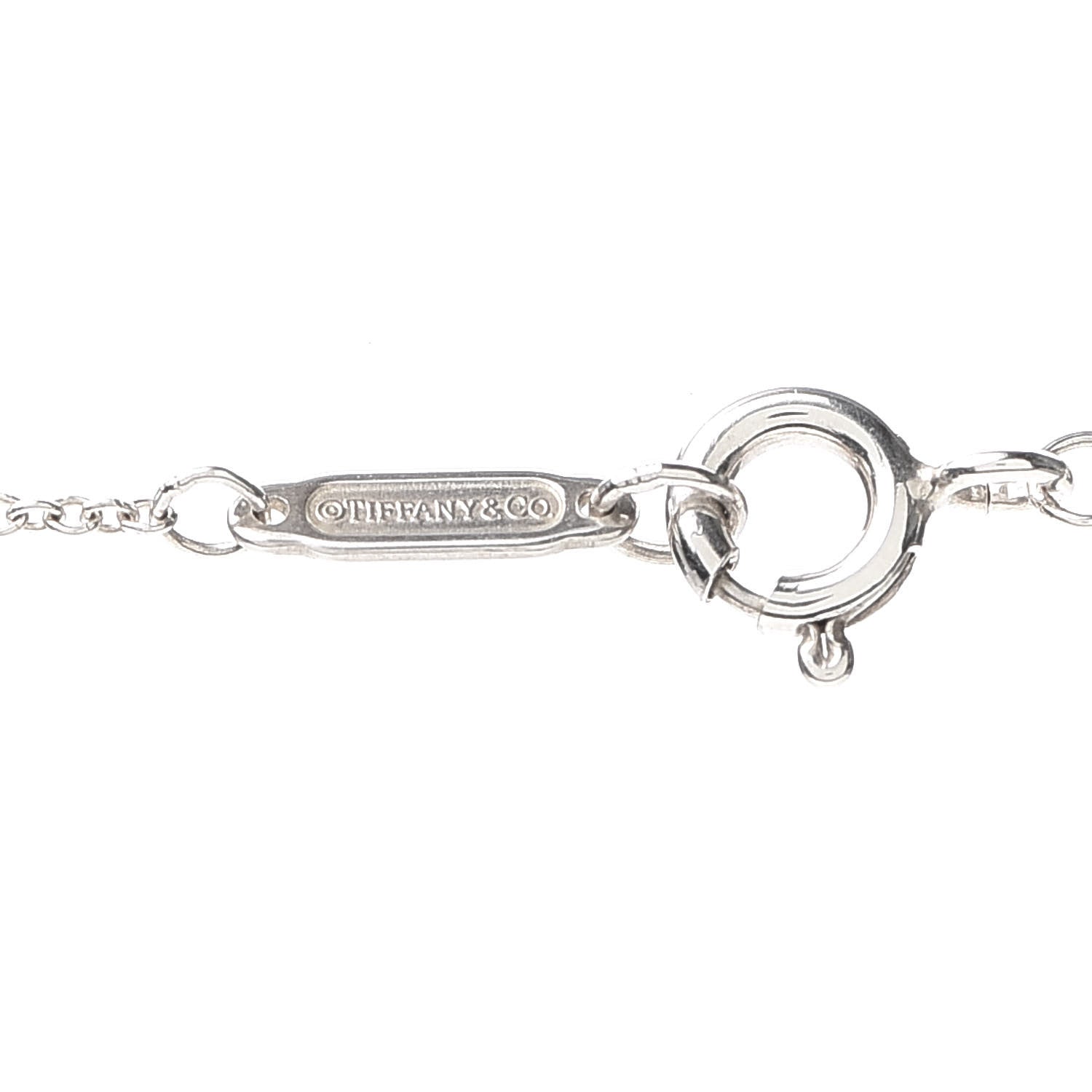 Tiffany Sterling Silver Airplane Pendant Necklace 4 of 6