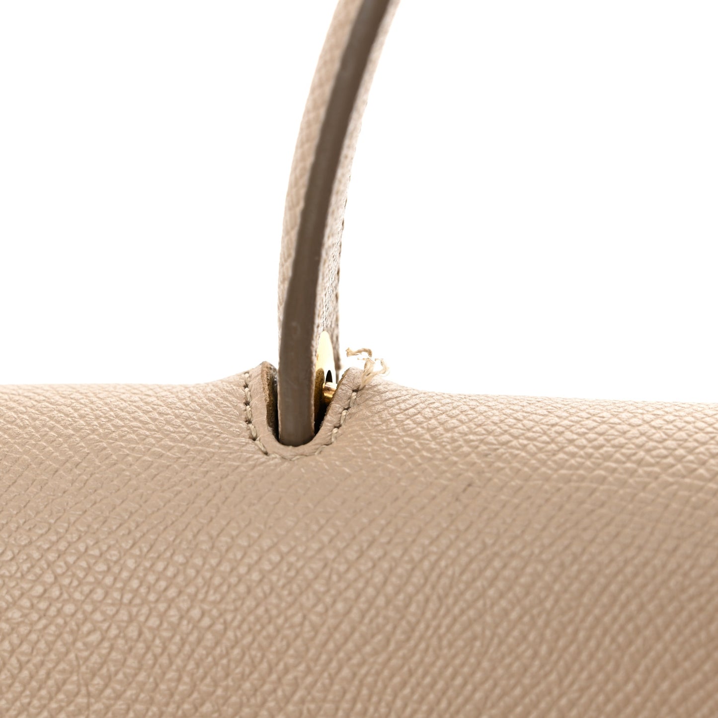 Grained Calfskin Micro Belt Bag Light Taupe