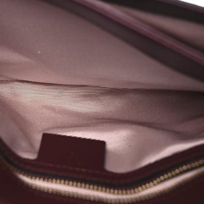 Gucci Vitello Palmellato Lux Small Arli Flap Shoulder Bag Vintage Bordeaux 5 of 13